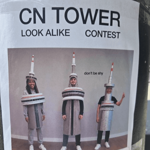 CN tower lookalike contest cover photo