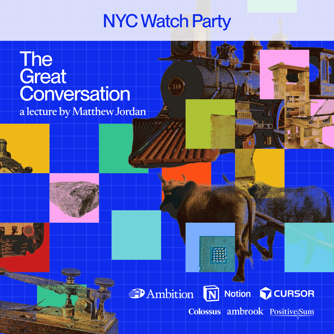 The Great Conversation NYC 🇺🇸 Watch Party cover photo